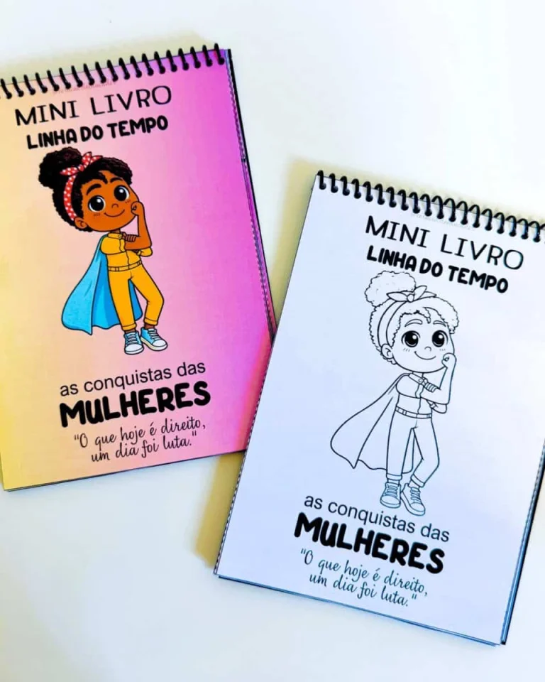Mini Livro Linha do Tempo das Mulheres — foto 5