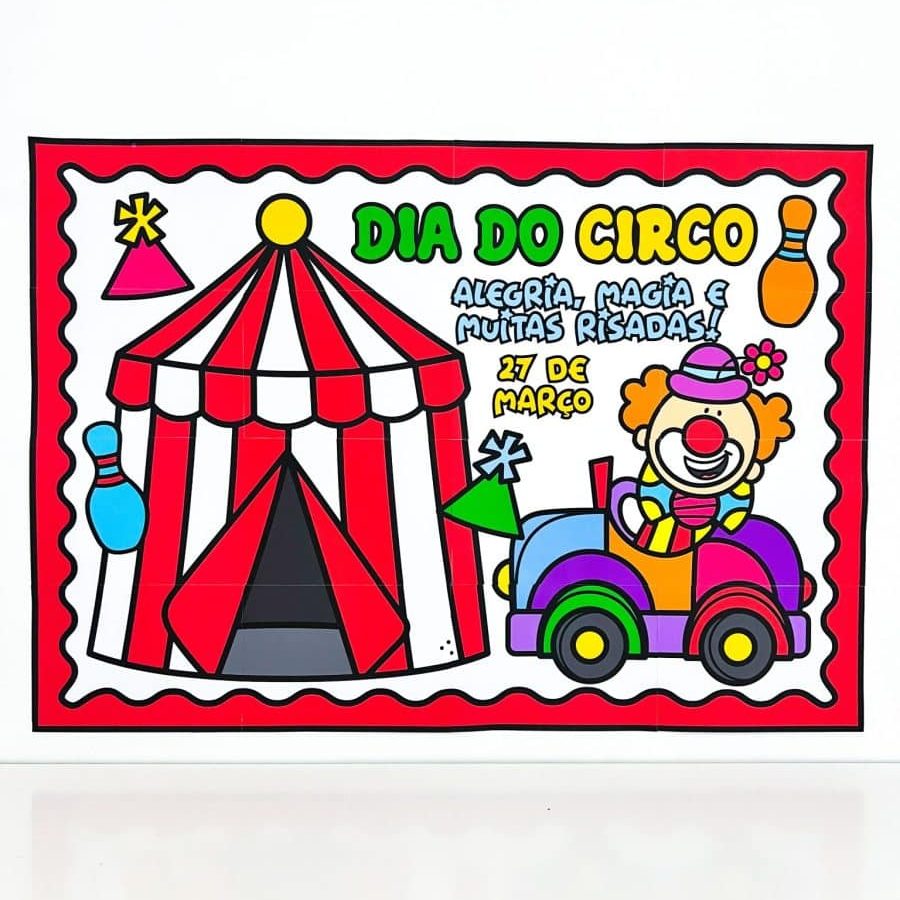 Painel Dia do Circo - Dia do Circo