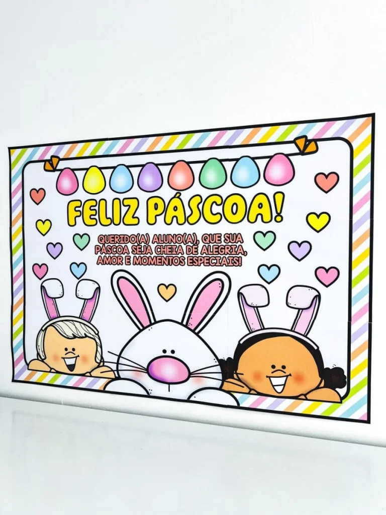 Painel Feliz Páscoa em Dois Tamanhos — foto 5
