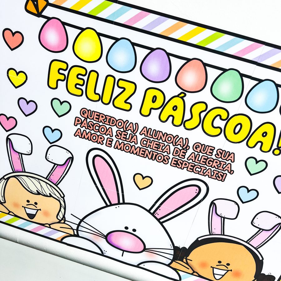Painel - Feliz Páscoa - Páscoa - Pedagogia de Ideias Painel - Feliz Páscoa - Páscoa