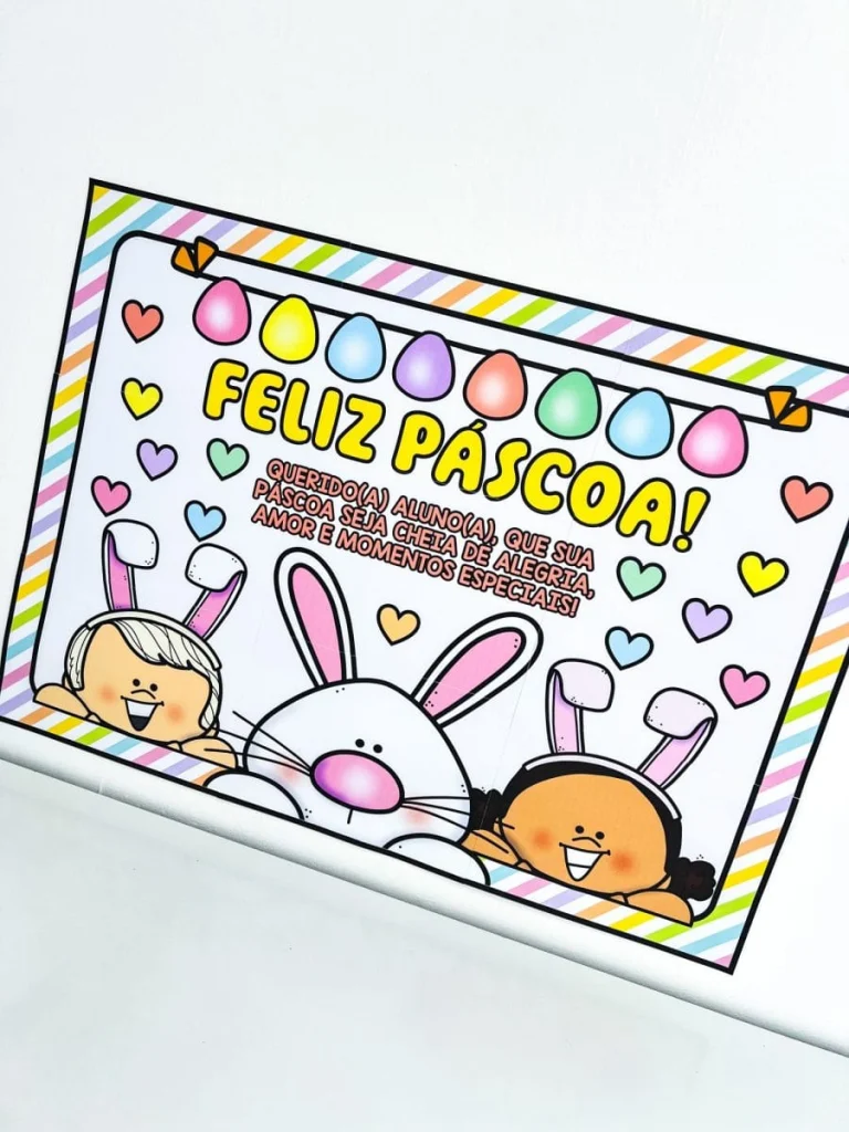 Painel Feliz Páscoa em Dois Tamanhos — foto 2
