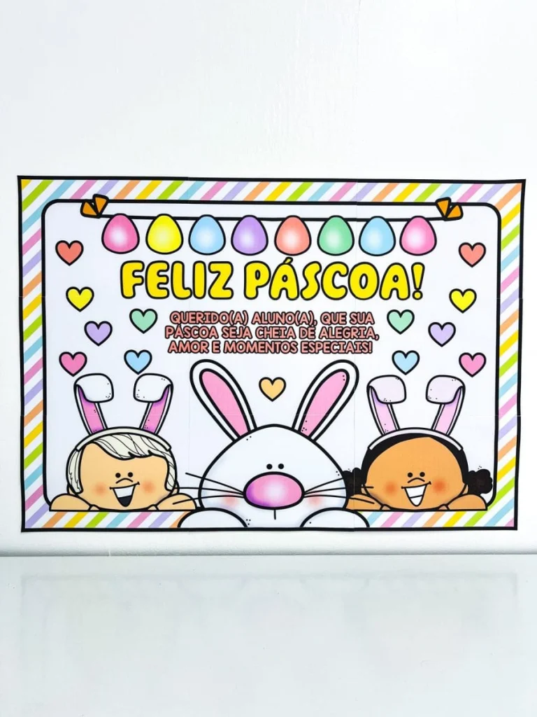 Painel Feliz Páscoa em Dois Tamanhos — foto 3