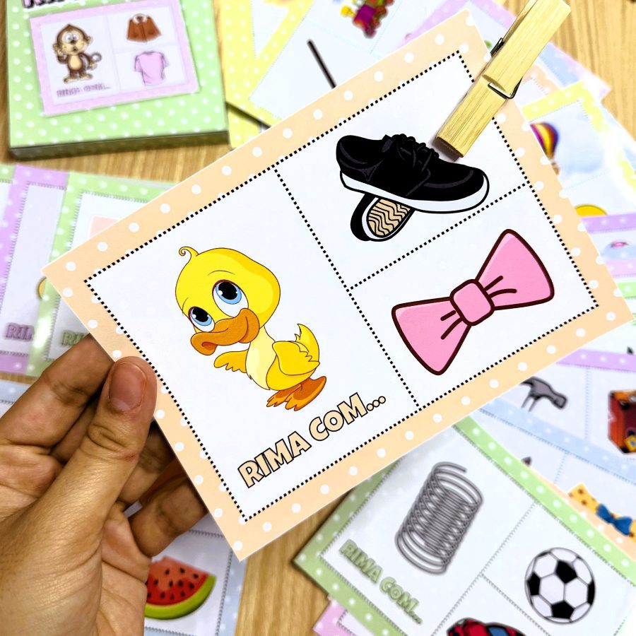 Rima com ... - Alfabetização - Pedagogia de Ideias Rima com ... - Alfabetização