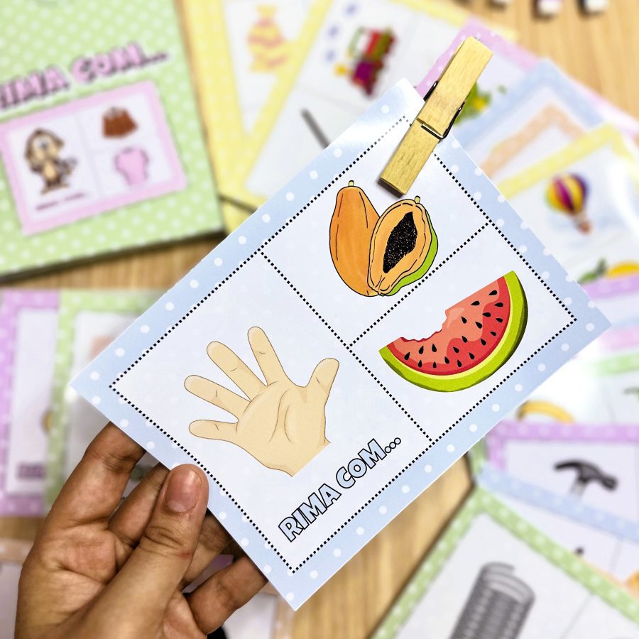 Rima com ... - Alfabetização - Pedagogia de Ideias Rima com ... - Alfabetização