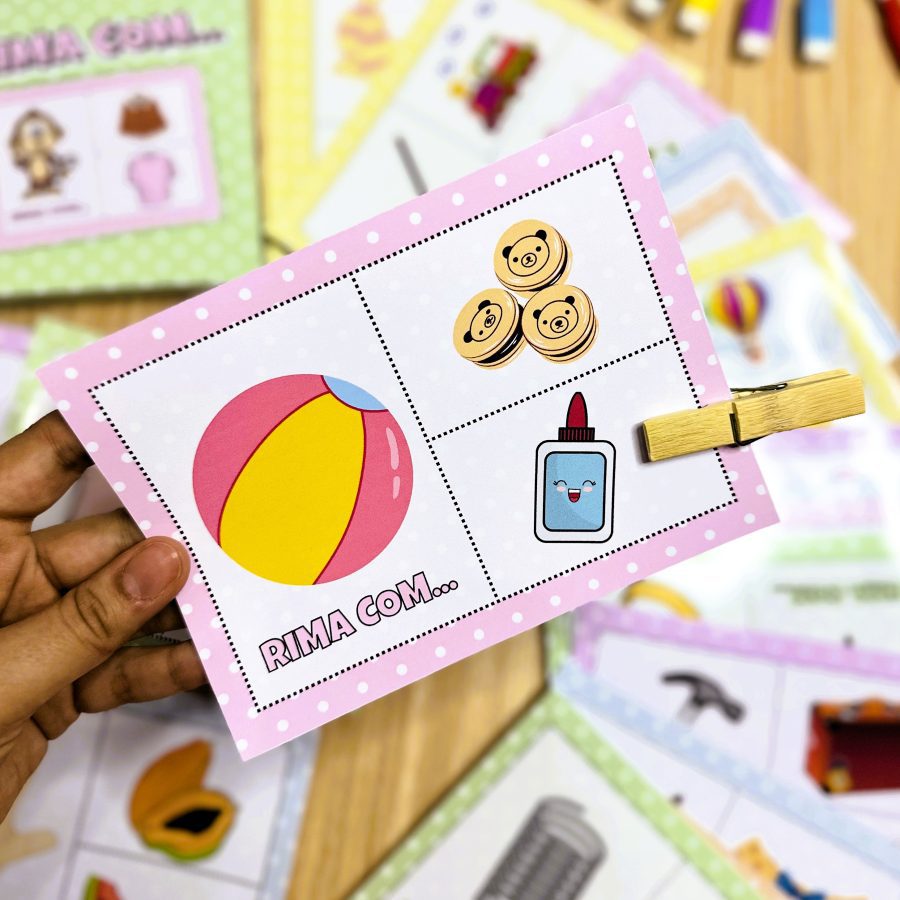 Rima com ... - Alfabetização - Pedagogia de Ideias Rima com ... - Alfabetização