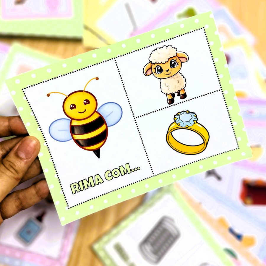 Rima com ... - Alfabetização - Pedagogia de Ideias Rima com ... - Alfabetização