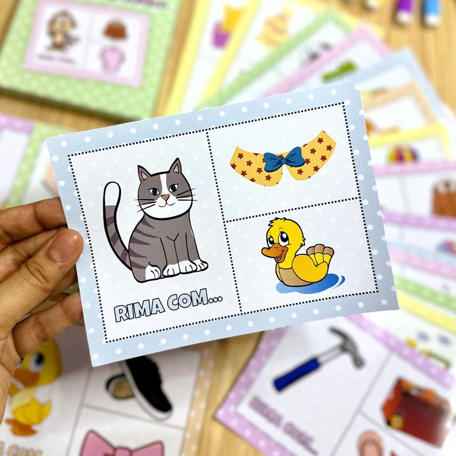 Rima com ... - Alfabetização - Pedagogia de Ideias Rima com ... - Alfabetização