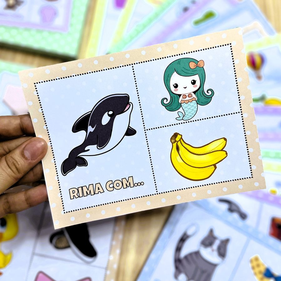 Rima com ... - Alfabetização - Pedagogia de Ideias Rima com ... - Alfabetização