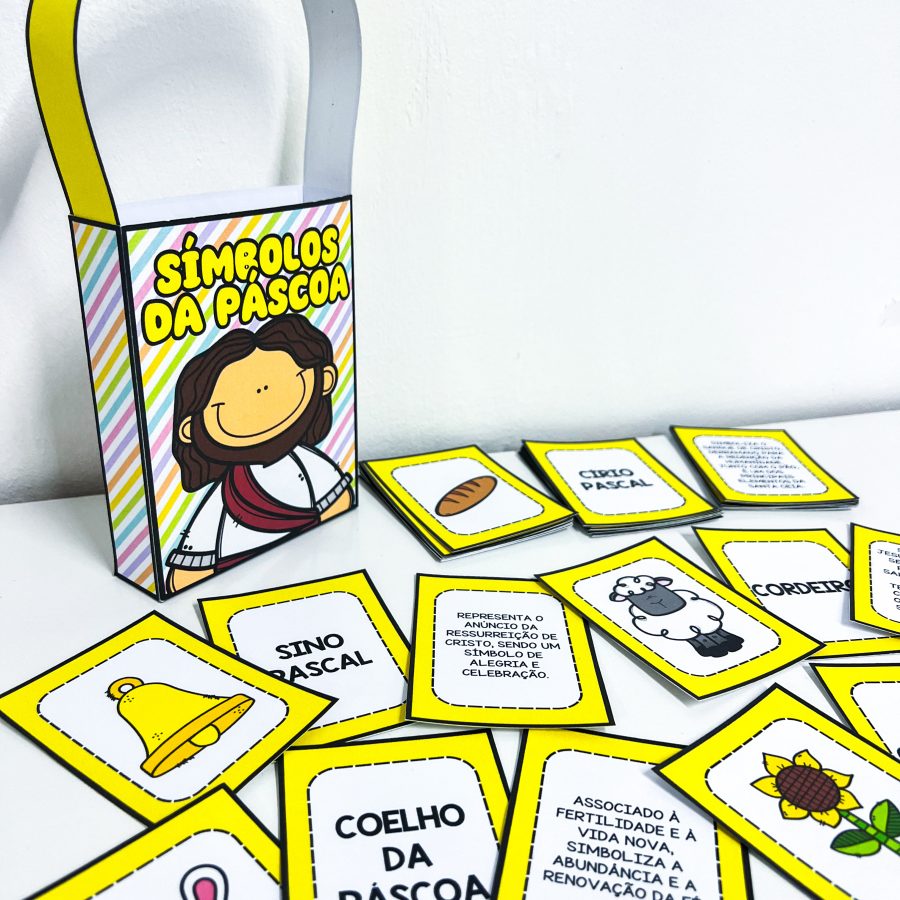 Sacola Símbolos Pascais - Páscoa - Pedagogia de Ideias Sacola Símbolos Pascais - Páscoa