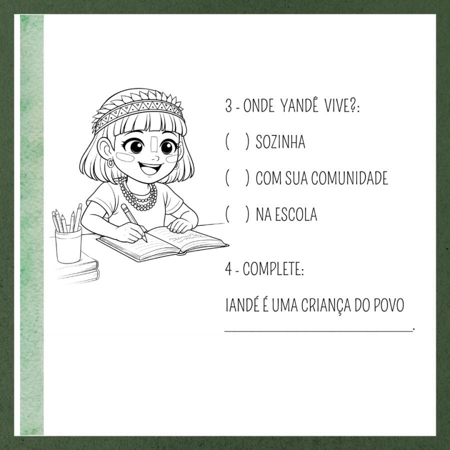 Yandê e os povos indígenas - Dia dos Povos Indígenas - Pedagogia de Ideias Yandê e os povos indígenas - Dia dos Povos Indígenas