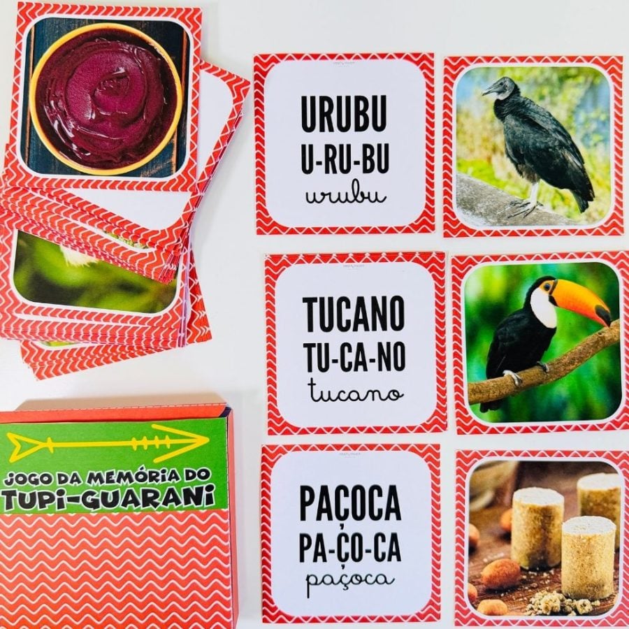 Jogo da Memória do Tupi - Dia dos Povos Indígenas - Pedagogia de Ideias Jogo da Memória do Tupi - Dia dos Povos Indígenas