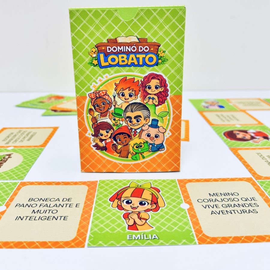 Dominó do Lobato - Dia Nacional do Livro Infantil - Pedagogia de Ideias Dominó do Lobato - Dia Nacional do Livro Infantil
