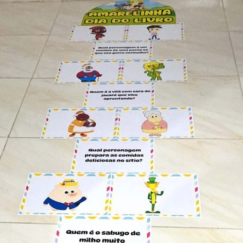 Amarelinha Dia Do Livro - Dia Nacional do Livro Infantil