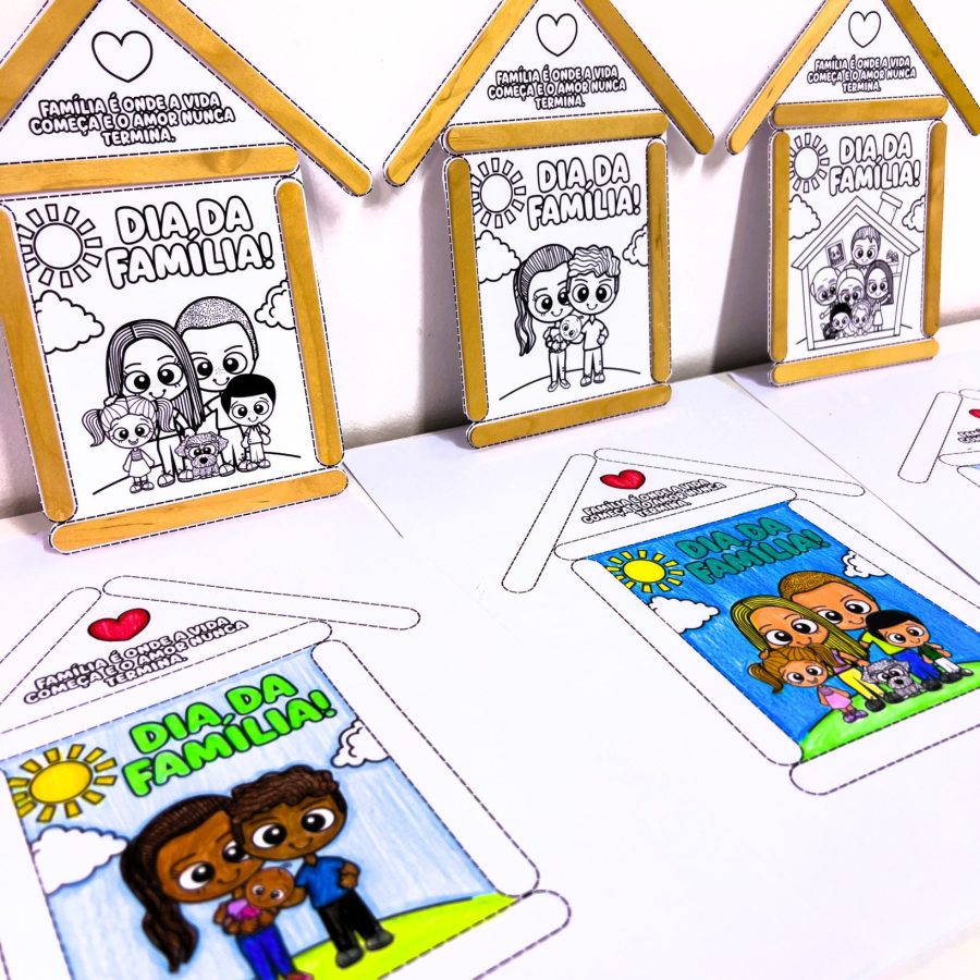 Atividade Casinha Dia da Família - Dia da Família - Pedagogia de Ideias Atividade Casinha Dia da Família - Dia da Família