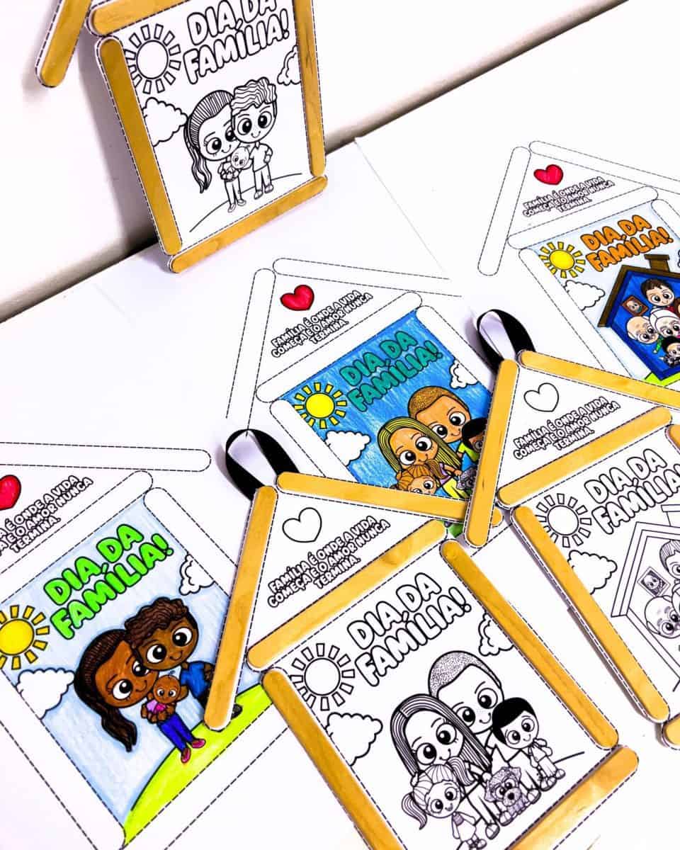Atividade Casinha Dia da Família • Pedagogia de Ideias