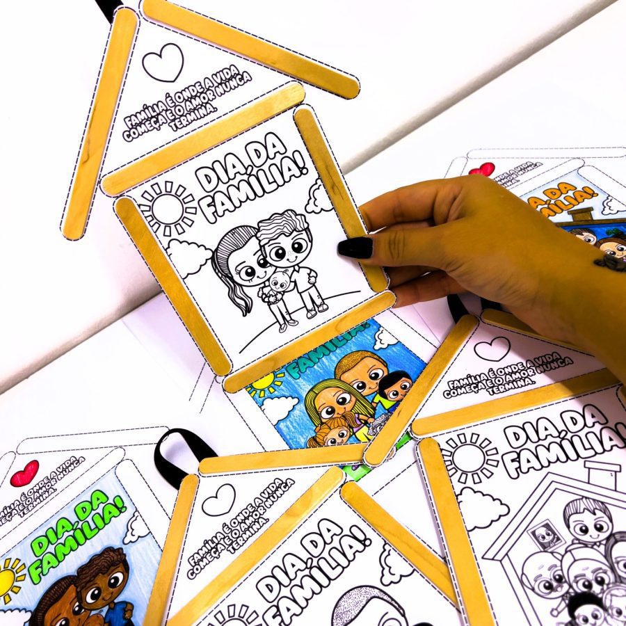 Atividade Casinha Dia da Família - Dia da Família - Pedagogia de Ideias Atividade Casinha Dia da Família - Dia da Família