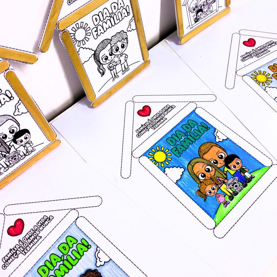 Atividade Casinha Dia da Família - Dia da Família - Pedagogia de Ideias Atividade Casinha Dia da Família - Dia da Família