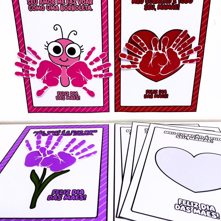 Atividade Interativa Mãozinhas Dia das Mães - Dia das Mães - Pedagogia de Ideias Atividade Interativa Mãozinhas Dia das Mães - Dia das Mães
