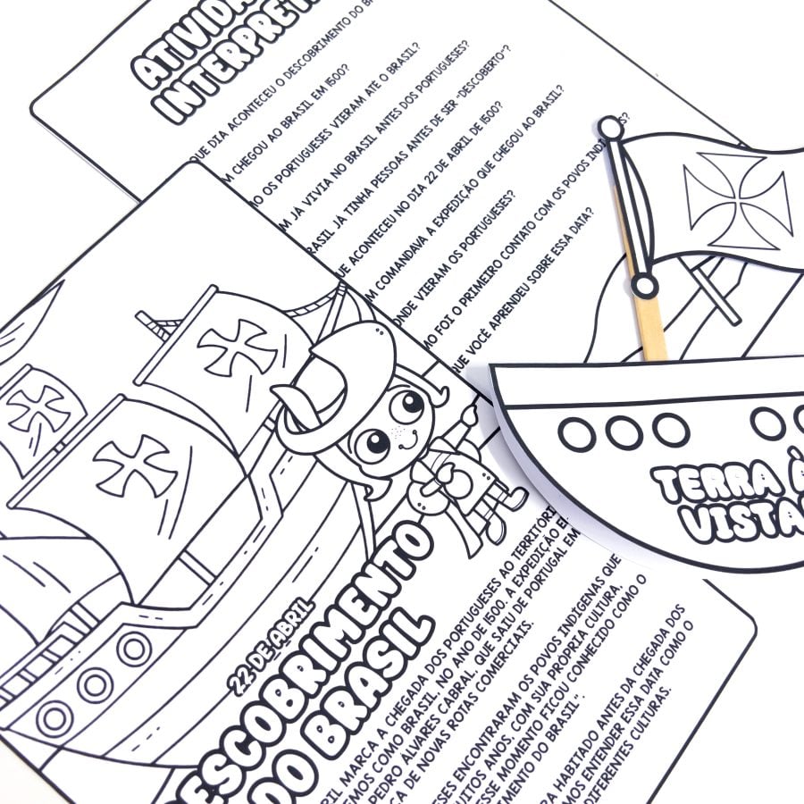 Atividades Descobrimento do Brasil - Descobrimento do Brasil - Pedagogia de Ideias Atividades Descobrimento do Brasil - Descobrimento do Brasil