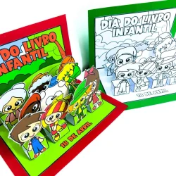 Cenário Sítio do Picapau Amarelo – Dia do Livro Infantil - Dia Nacional do Livro Infantil