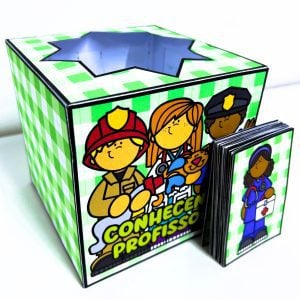 Caixa Conhecendo as Profissões - Dia do Trabalho