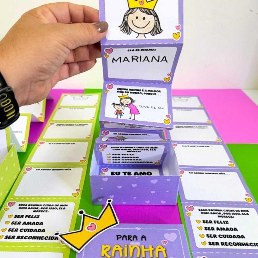 Caixinha Dia das Mães - Mãe Rainha - Dia das Mães - Pedagogia de Ideias Caixinha Dia das Mães - Mãe Rainha - Dia das Mães