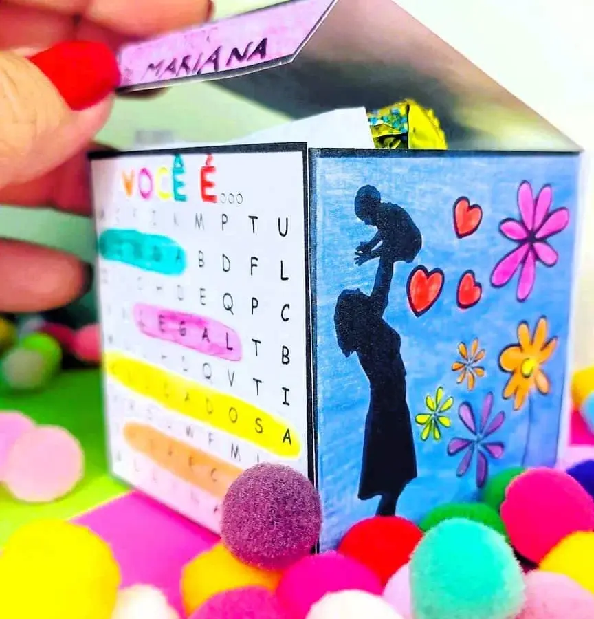 Caixinha Dia das Mães Personalizável - Dia das Mães