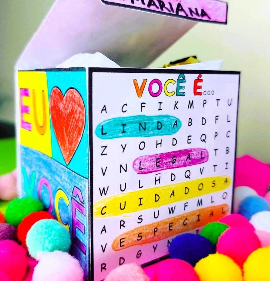 Caixinha Dia das Mães Personalizável - Dia das Mães - Pedagogia de Ideias Caixinha Dia das Mães Personalizável - Dia das Mães