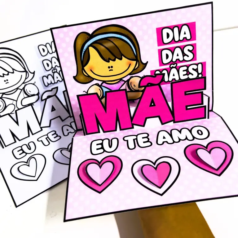 Cartão 3D Dia das Mães — foto 1