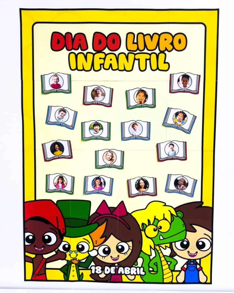 Cartaz Colaborativo Dia do Livro Infantil — foto 4