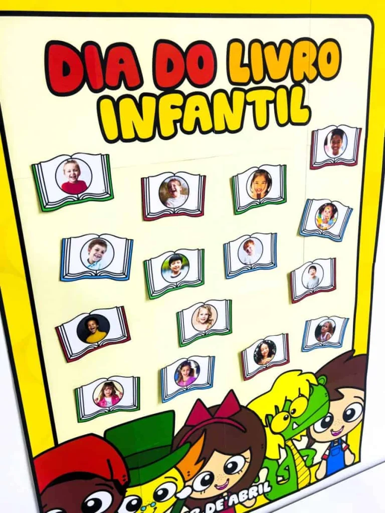 Cartaz Colaborativo Dia do Livro Infantil — foto 2