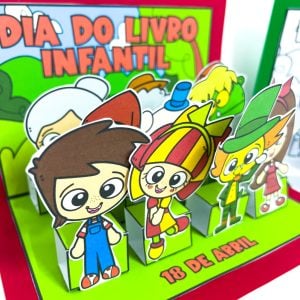Cenário Sítio do Picapau Amarelo – Dia do Livro Infantil - Dia Nacional do Livro Infantil - Pedagogia de Ideias Cenário Sítio do Picapau Amarelo – Dia do Livro Infantil - Dia Nacional do Livro Infantil