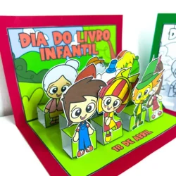 Cenário Sítio do Picapau Amarelo – Dia do Livro Infantil - Dia Nacional do Livro Infantil