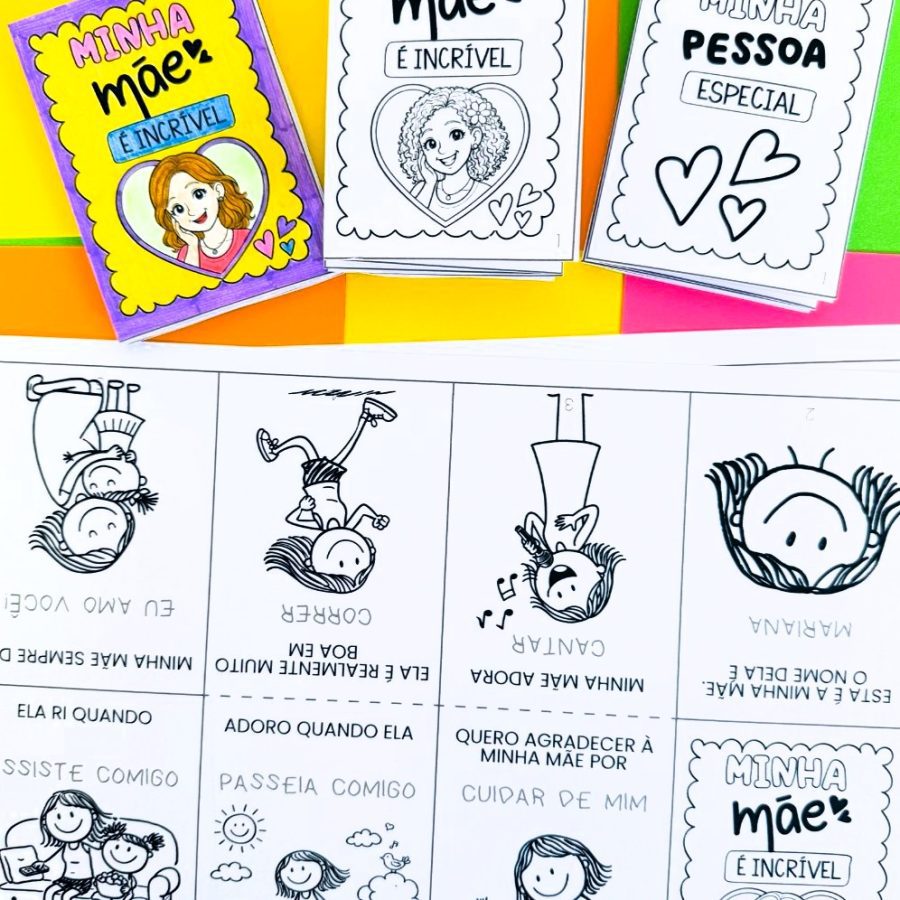 Mini-Revista interativa - Dia das Mães - Dia das Mães - Pedagogia de Ideias Mini-Revista interativa - Dia das Mães - Dia das Mães