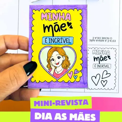 Cartaz colorido com mensagem de amor e homenagem às mães.