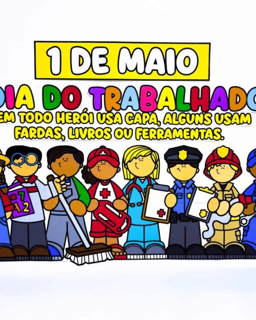 Painel Dia do Trabalhador - Dia do Trabalho