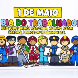 Painel Dia do Trabalhador - Dia do Trabalho