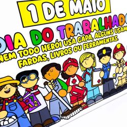 Painel Dia do Trabalhador - Dia do Trabalho