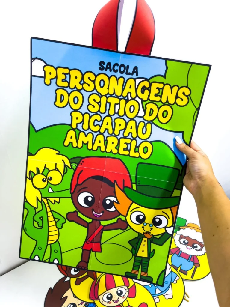 Sacola Personagens do Sítio do Picapau Amarelo — foto 1