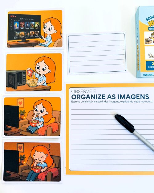 Sequência de Histórias – Produção de Texto - Alfabetização