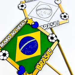 Atividade Interativa de Palitos Copa do Mundo - Copa do Mundo