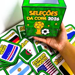 Caixa das Seleções da Copa 2026 - Copa do Mundo