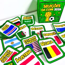 Caixa das Seleções da Copa 2026 - Copa do Mundo