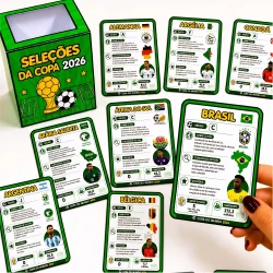 Caixa das Seleções da Copa 2026 - Copa do Mundo