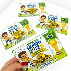 Cartão Lembrancinha Copa 2026 - Copa do Mundo