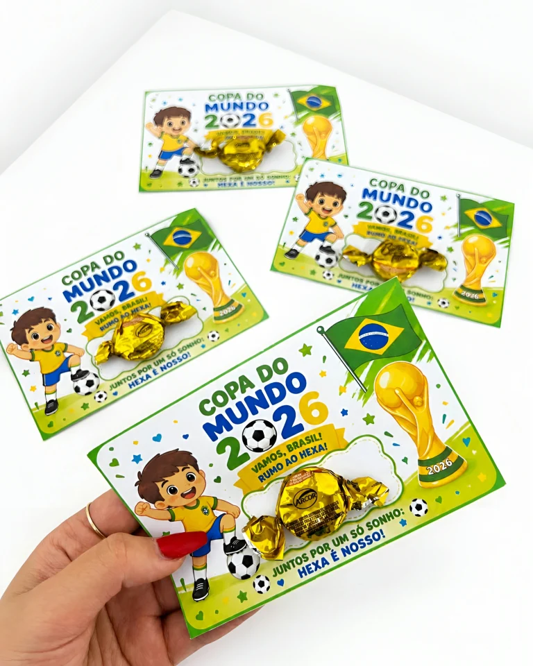 Cartão Lembrancinha da Copa 2026 — foto 4