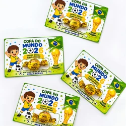 Cartão Lembrancinha Copa 2026 - Copa do Mundo