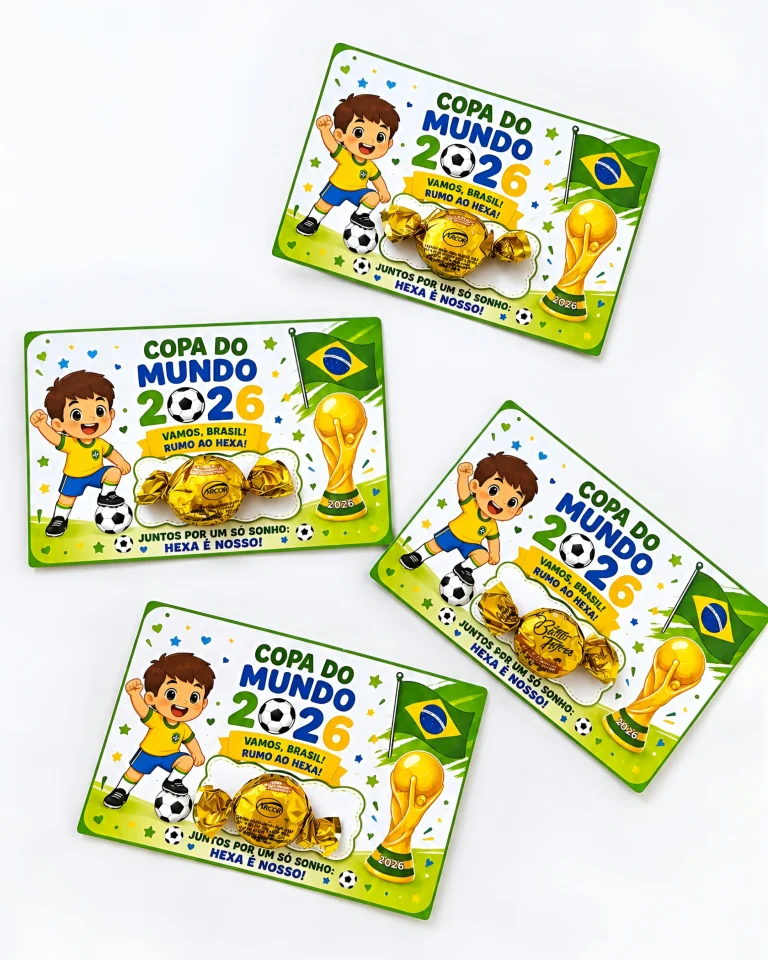 Cartão Lembrancinha da Copa 2026 — foto 3