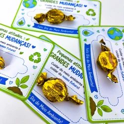 Cartão Feliz Dia do Meio Ambiente - Dia do Meio Ambiente