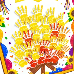 Cartaz Colaborativo Junino - Festa Junina